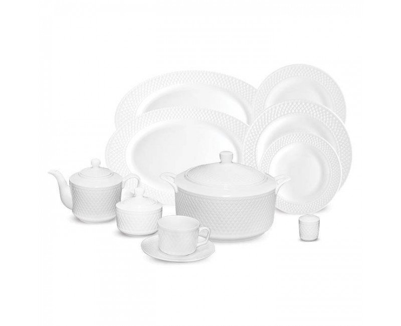 zarin porclain Radiance serie white model 102 pcs one grade Catering and catering